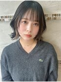☆くびれボブ レイヤーカット インナーカラー 新宿