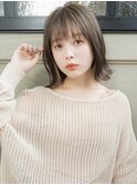 大人可愛い小顔に見せるヘア/ボブルフ/ワンレン/外ハネボブ