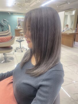 アッシュ 下北沢店(Ash) アンブレラカラー×ラベンダーシルバー