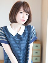 アニモフィオレンテ 千間台店(animo FIORENTE)&nbsp;+animoせんげん台+ベージュピンク×小顔切りっぱなしボブU!