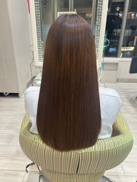ビス ヘア アンド ビューティー 西新井店(Vis Hair＆Beauty) 大人可愛い小顔こなれカールチョコレートカラーブリーチなし