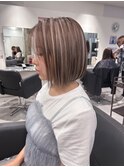 縮毛矯正髪質改善ハイライトレイヤーカット枚方美容室エクステ