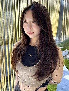 シティ(CITY) レイヤーカット　ワンカール　韓国ヘア