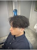 フェザーパーマ/スパイキーショート[榴岡/メンズ/理容室]