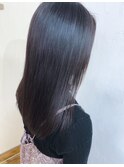 艶髪セミロングストレート
