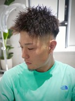 メッツ 原宿(METS) MEN'S/ツイスパ×フェード/短髪/ベリーショート