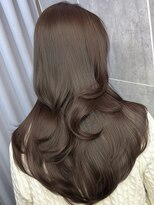 アマトウキョウ アユンチェ(AMA TOKYO×AYUNCHE) 韓国ヘア 2wayバング レイヤーカット くびれヘア 顔周り