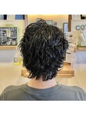黒髪サーフカール