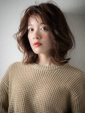 カバーヘア ブリス 北浦和(COVER HAIR bliss) 乾かすだけくびれヘアミディアムウルフカットu北浦和30代40代