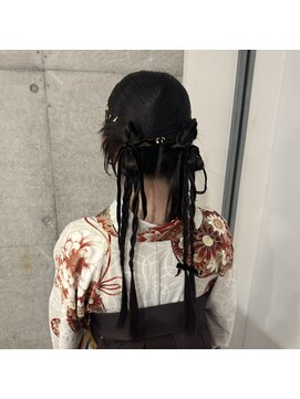 アヴァンス 光明池店(AVANCE.) 和装も洋装もok♪韓国風ツインテールアレンジ