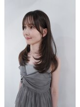 ミヨン 京都烏丸店(miyon) 【miyon】韓国レイヤーカット×暗髪カラー×髪質改善