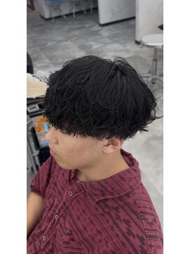 オム ブランシェ(HOMME BLANCHE’) 【KAZUKI】波巻きパーマ