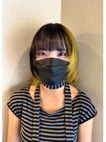 アース 菊名店(HAIR&MAKE EARTH)&nbsp;イエローデザインカラー