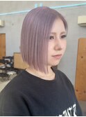 ペールラベンダーボブ