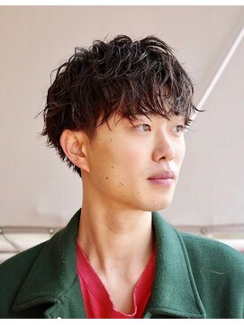 キーゴ 博多(KY-GO.) ツイストスパイラル/ ニュアンスパーマ/メンズ/博多