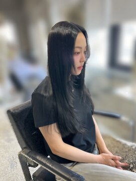 ジュノヘアージャパン 表参道(JUNO HAIR JAPAN) 黒髪/クラゲヘアー/オリーブグレー/小顔/ココアベージュ/渋谷