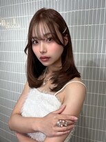 ボタン ハカタ(VOTAN hakata) 暖色ブラウン/ミディアム/ミディアムレイヤー/ブリーチ なし