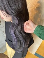 ヌン(nun)&nbsp;イヤリングカラーパープル