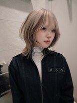 ピークアブー 原宿ハラカド(PEEK-A-BOO)&nbsp;デザインカラー/ハイトーンカラー/レイヤーカット/ウルフ