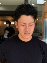 スウェル 押上店(Swell)&nbsp;MEN’S/リバースセンターパート/ニュアンスパーマ/錦糸町駅