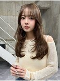 韓国ヘア/レイヤーカット/オリーブカラー/透明感カラー/国分寺