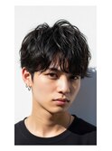 越谷メンズ/ニュアンスパーマ/ニュアンスウルフ/リバース流し
