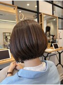 丸みショートボブ