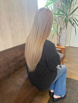 ヘアーアンドライフミルコ(miRuko) ミルクティーベージュ×エクステ