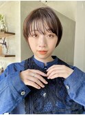 レイヤーボブ/ミルクティーベージュ/髪質改善/顔周り/千葉