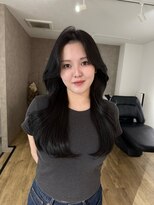 エトワ 中央店(etoi) 大分韓国かき上げレイヤーカット大人レイヤー顔まわりレイヤー