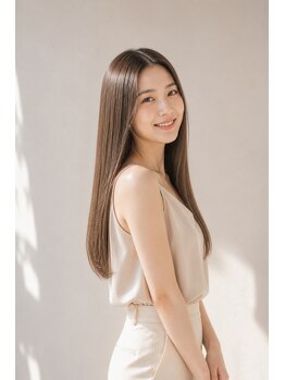 アトリエ エス atelier es HAIRDESIGNの写真/【髪質改善ストレート】たっぷりの栄養補給と体力アップ施術で、見た目も手触りもウル艶髪に☆