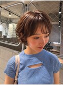 ショート×パーマ