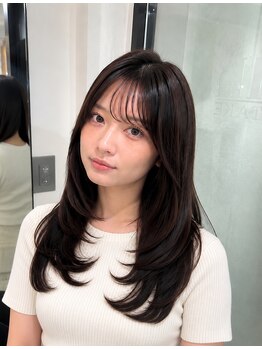 アッシュ 吉祥寺店(Ash)の写真/顔周りから垢抜ける♪トレンドのレイヤーカットで、巻いてもストレートでも可愛く決まるヘアに