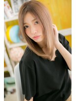 ヘアアンドビューティー ミック(Hair & Beauty miq)&nbsp;注目の的☆★ハイトーンストレートb(miq阿佐ヶ谷)