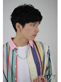 好感度セミウエット無造作ショートスタイル