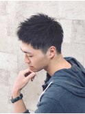 ツーブロック刈上げ・無造作ショート
