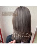 【W新宿店 担当Satomi】柔らかグレーベージュで透け感color♪