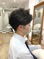 ヘッズ 本八幡店(HEADS)&nbsp;MEN'S HAIR  センターパート　サイドパート　韓国マッシュ