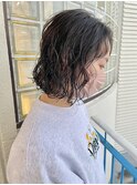 カジュアル似合わせパーマ_デザインカット