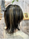 ハイライトダークアッシュレイヤー