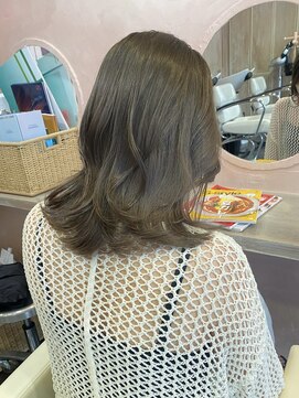 エン 仙台(en) 大人似合わせ/ココアベージュ/白髪ぼかし/白髪染め