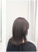 美髪/大人かわいい/こなれミディ/サンドベージュ