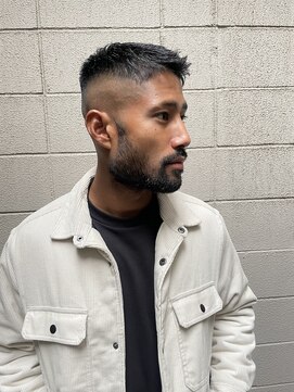 ウェルネス(Wellness) スキンフェードツイストスパイラルツーブロックマッシュ21