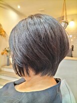 ヘアサロン アンフェール(Hair Salon Amfaire) 小林/60代丸みショート/ハーブカラー