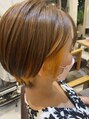 ロアー 葛西店(RAWR hair)&nbsp;ショートのインナーカラーも可愛いです☆