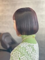 ソイクフ 四条大宮店(SOY-KUFU)&nbsp;大人可愛い◎似合わせカットイメチェンレッドブラウンボブ