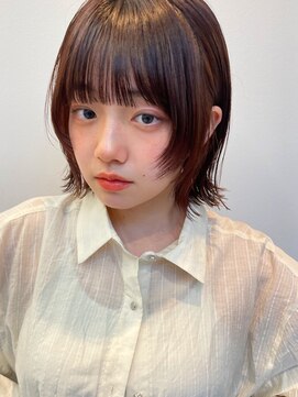 サンド クリア 横浜本店(sand clear) くびれボブ×ショコラブラウン