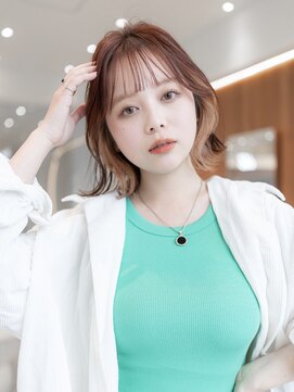 イオ 本厚木(io) 20代30代くびレイヤーイメチェンフルバング似合わせカット