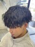 【中邨指名】カット＋縦落ちパーマ￥12,800(マッシュ/ウルフ/メンズ/眉毛)