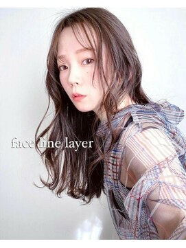 アン たまプラーザ(un) フェイスラインレイヤーミディアム【たまプラーザ髪質改善】